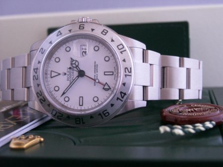 Rolex Explorer 2 white 16570***SOLD***