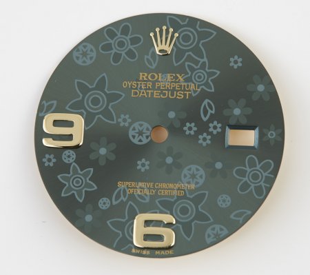 Rolex Floral emerald dial for Datejust models