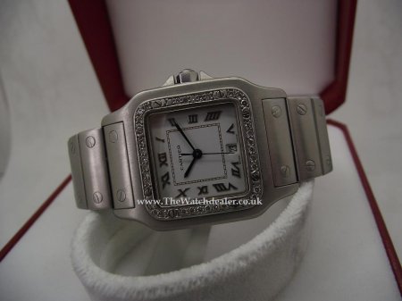 Cartier Santos diamond set