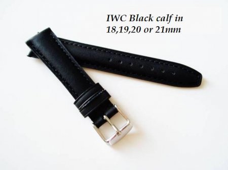 IWC Vintage Calf in black