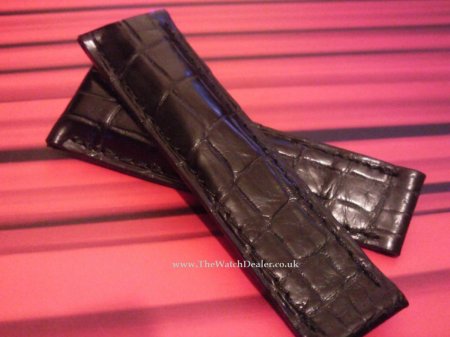 Rolex Daytona strap in black Alligator for 116519 or 116518