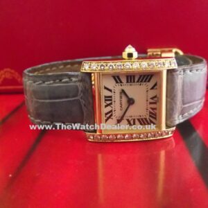 Cartier Francaise 18k/Diamond set Ladies