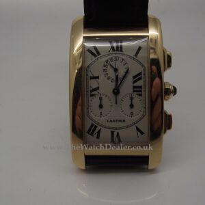 Cartier Tank Francaise Chronflex in 18k