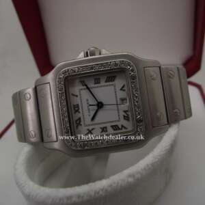 Cartier Santos diamond set