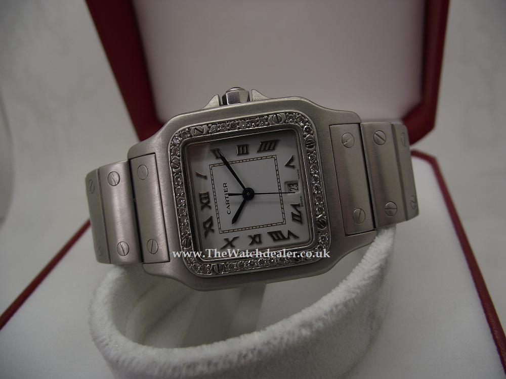 Cartier Santos diamond set