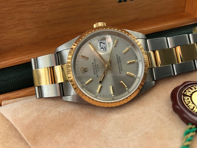 Rolex Oyster Date 15233 NOS Immaculate Full Set