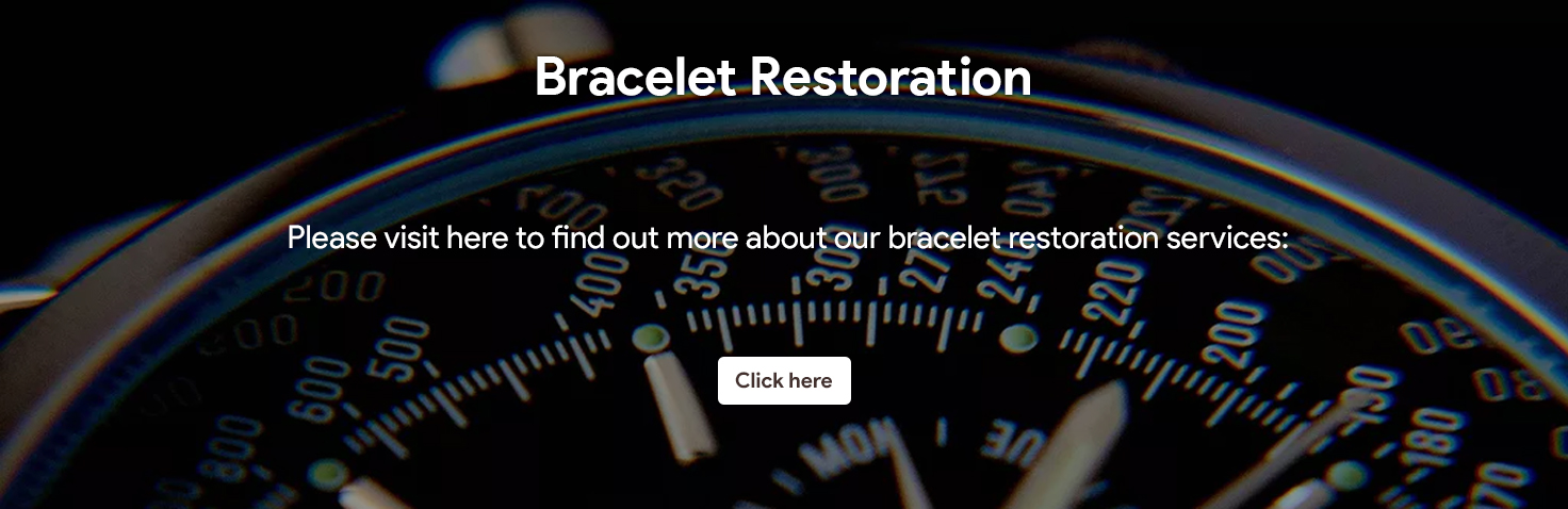 Rolex bracelet restoration and tightening service